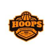 Hoops Basketball logo template 04