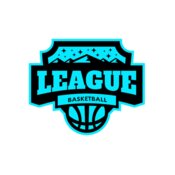 League Basketball logo template