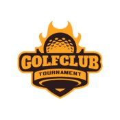 Golf Club Tournament logo template 04